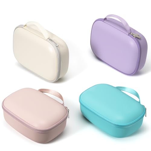 Wearable Breast Pumps Carrying Case, Hard Shell Breast Pump Bag with Waterproof Removable Tray, Breast Pump Storage Bag Compatible with Most of Wearable Breast Pumps (Teal) (Beige) - color: Beige