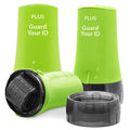 Guard Your ID Identity Theft Protection Roller Stamp, 3-Pack for Mail - color: Green, size: Standard 3-Pack