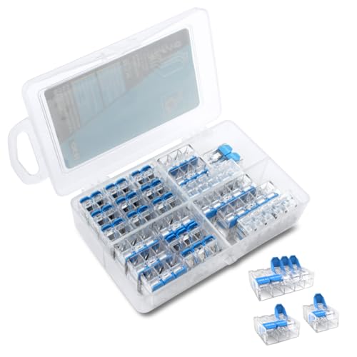 Ideal Electrical 30-1010 InSure 22 pc 10 AWG Lever Connector Kit (22 Pieces of Lever Wire Connectors) - size: 22 pc 10 AWG