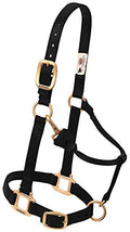 Weaver Leather Original Adjustable Nylon Horse Halter, Black, Arabian/Cob
