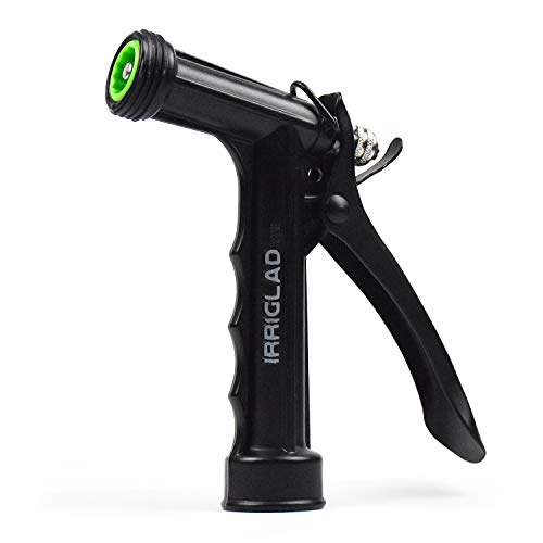 Hose Nozzle 4 Pack, Full Size Pistol Grip Water Nozzle Sprayer with Threaded Front, High Pressure Nozzle, Adjustable Spray Water Flow for Watering Plants, Showering Pet, Washing Car, Cleaning - color: Black, size: 4pcs