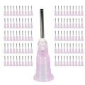 100pcs 18G blunt tip glue dispensing nozzles Blunt-nosed needle glue applicator, used for applying industrial liquids, adhesives, inks, perfumes, lip glosses.0.5 inches - size: 18G 100pcs