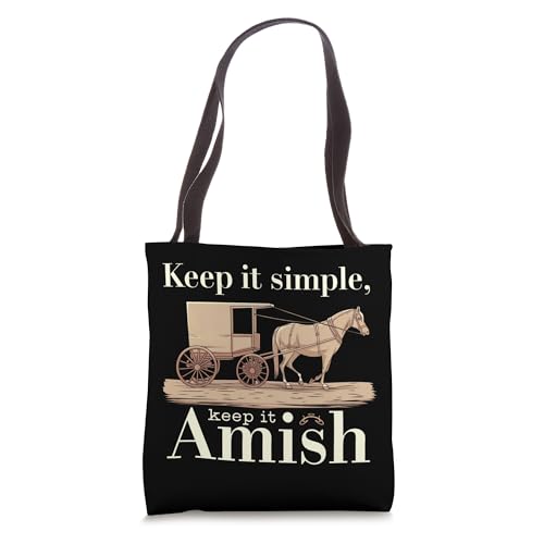 Amish Buggy – Classic Countryside Design Tote Bag