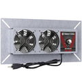 Abestorm 220 CFM Crawlspace Ventilation Fan with Humidistat | Smart Digital Panel,Temperature Controller, Moisture Reducing, for Crawl Spaces Garage Attic Hydroponics Grow Tents, IP55 - color: Black