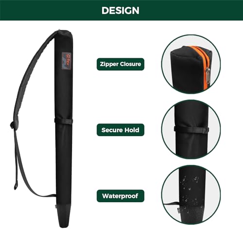 FXW Stake Bag Designed for Storing and Carrying While Camping | Multi-Brand Fit, for 50"H Playpen Stakes, Hands-Free Design, Stakes Not Included - size: 50inch