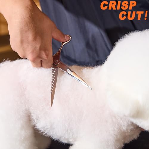High-end Professional Dog Grooming Scissors Pet Grooming Shears 7.5 Inches Extremely Very Sharp Made Of Stainless Steel Alloy By Hand For Dog Cat Groomer - color: 7.5inch Shears