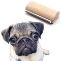Pug Brush for Shedding, Wooden Handle Short-Hair Grooming Comb | Gentle Daily Coat Brush For Fawn And Black Pugs, Small-Breed Dogs And At-Home Grooming