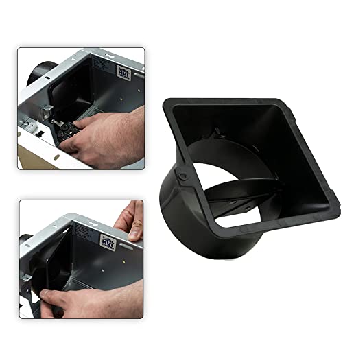 BV Bathroom Exhaust Fan 110CFM - Bathroom Fan 1.2 Sones, 4" Duct Collar, Rooms Up to 110 Sq. Ft.| Energy-Saving Ventilation Fan - No Attic Access & Ultra-Quiet | Energy Star, HVI 2100 & UL Certified - size: 110 CFM