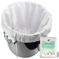 Brew Bag Reusable 2 Pack 22"×26" 250 Micron Fine Mesh Bag for Beer | 5 Gallen with Drawstring for Fruit Cider Apple Grape Wine Press Straining Brew in a Bag - size: 2 pack-22"×26"