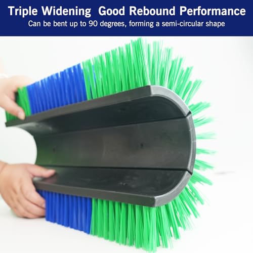 Livestock Scratching Brush Green Upgraded Large Goat Brush Cow Scratcher Brush Anti-Itch Tool Massage Grooming Cattle Brush With 12 Screws For Horses，Goat,Cattle,Cow,Sheep, Pigs（2pack） - size: 2 pack