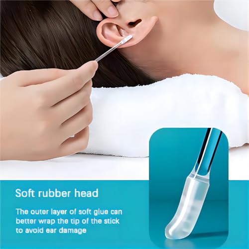 Sticky Ear Cleaning Stick, 2026 New Reusable Ear Wax Removal Tools with Dust Cover Packaging, Earwax Removal Adhesive Swabs for Kids and Adults (Large, 24PCS) - color: Large, size: 24PCS