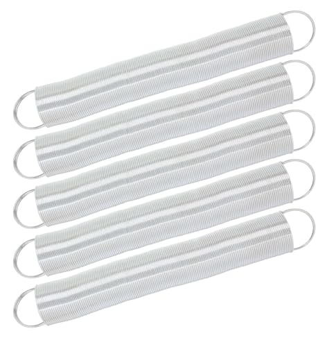 5 Pack Electric Fence Gate Big Tension Spring Extended up to 23 feet for Electric Fence Gate Livestock Fence Agricultural Fencing and Pasture - style: PK5 Big Tension Spring 23ft
