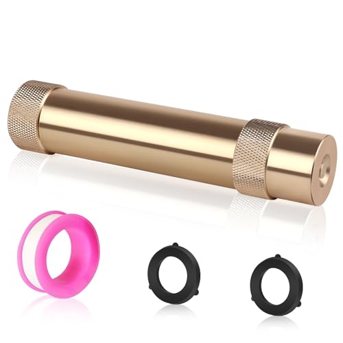 Heavy Duty Brass Twist Hose Nozzle, Adjustable Garden Water Hose Nozzle, 3/4’’ GHT Water Spray for Garden, Lawn, Car Wash & Outdoor Cleaning - style: Twist Adjustable 1