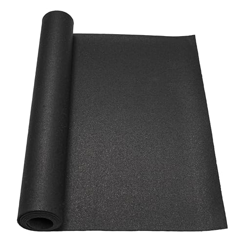 MSI Rubber Utility Mat 36in. x 60in. Black Floor Mat Pack Accent Wall Tile - size: 36 W x 60 L
