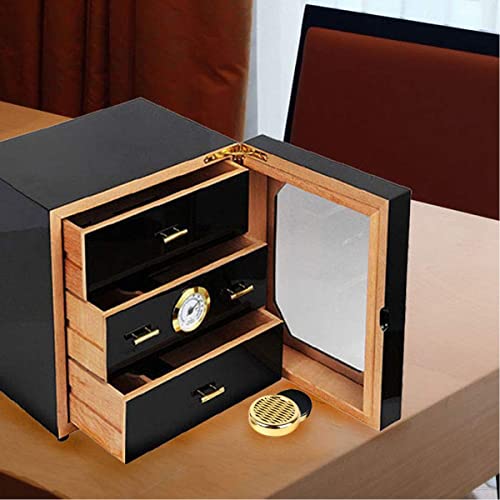 Round Cigar Hygrometer - Humidor & Cigar Box/Cabinet 2 in Gold