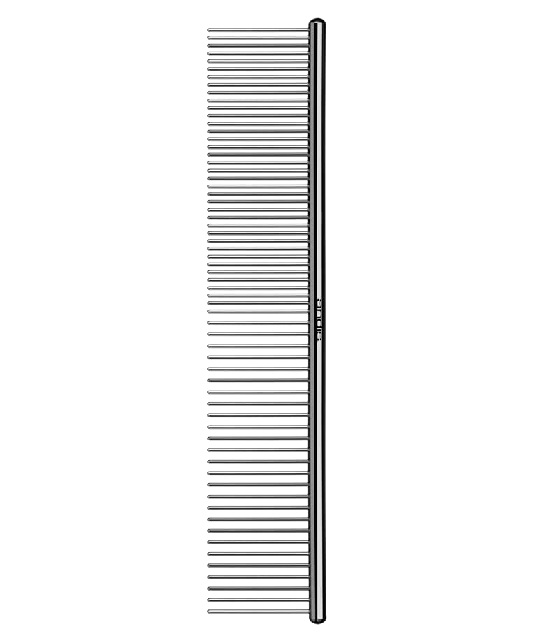 Andis 68550 Stainless Steel Pet Dematting Comb, 7.5in | Removes knots, mats & loose hair, compact size for precision, dog grooming brush accessory - size: 7 1/2 Inch