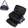 Medical Bag,First Aid Bag,Emergency Bag, Organizer Professional First Responder Trauma Bag with Detachable Dividers for Nurses,Home Health Care, EMT(Bag Only) - color: Blue