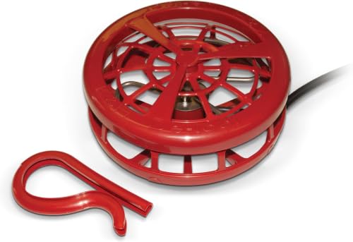 K&H Pet Products Stock Tank & Pond Heater,Ultimate Stock Tank Deicer w/ Cord Clip,Water Trough Heater for Horses,Cattle and Livestock,Full Cage,Floating, Submersible,Safety Listed-Red 750W (Pack of 6) - size: 750 Watts (Pack of 6)