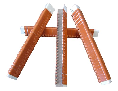 Jiffy Wing Bands Numbered - NOT Stamped Aluminum Chicken Pheasant Poultry Duck Wing Identification Tags (100, Orange) - color: Orange