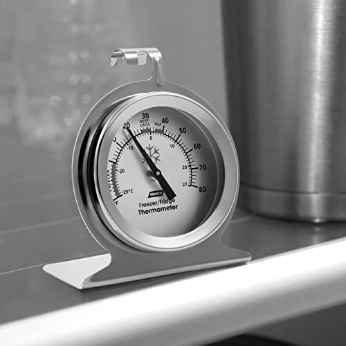 Camco 42114 Thermometer - Refrigerator/Freezer/Dry Storage (Pack of 12) - size: One Size (Pack of 12)