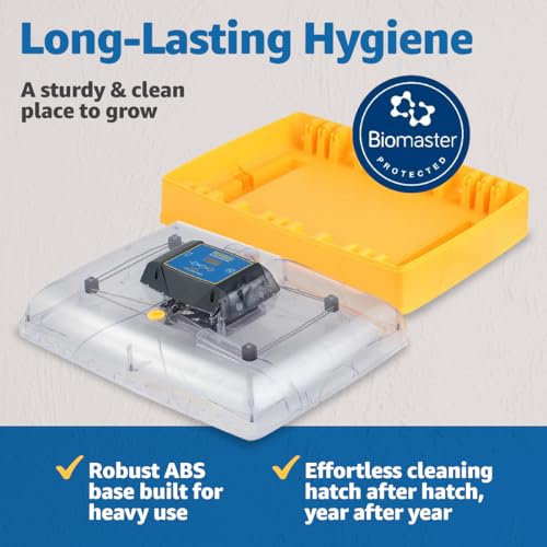 Brinsea Ovation 56 EX Egg Incubator, Automatic Turning & Humidity Control | 50+ years of trusted precision! Built-in automatic humidity, auto-turn & temp alarms take the stress out of hatching 56 eggs - style: Not Connected