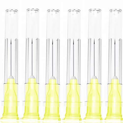 100 Pack 30Ga 1/2 Inch Stainless Steel Dispensing Lab Tools Accessories for Scientific Labs, Measuring and Refilling, Individually Wrapped - size: 30G 1/2 inch