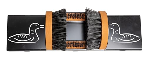 Original Shoe Cleaner Brush with Portable Base, Loon Design | American Made, No Mounting Needed - style: Loon
