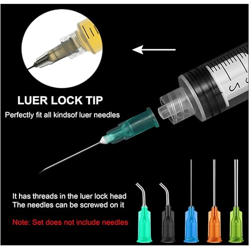 15 Pack 3 ml Syringe for Liquid Without Needle,Luer Lock Syringes with Cap, Individually Wrapped,Measurement for Scientific Labs,Measuring Liquids,Pet Feeding,Oil or Glue Applicator (B 15 Pack 3ml) Luer Lock - size: B 15 Pack 3ml