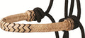 Cashel Rawhide Halter with 9 foot Lead Rope, Color: Black Accent