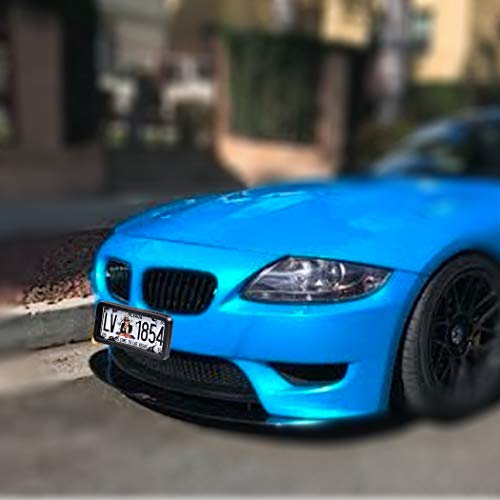 AR-PRO Ultimate License Plate Bumper Guard with Mounting Hardware - 1" Thick Rubber License Plate Frame Protects Bumper from Scratches and Dents - Universal Fit for Cars, Trucks, SUVs, and Vans - size: 1 Pack - Standard (1" Thick)