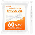 TENKAIWICK Vaginal Suppository Applicator 60Pk, Individually Wrapped, Soft Tip - style: 60 count (pack of 1)