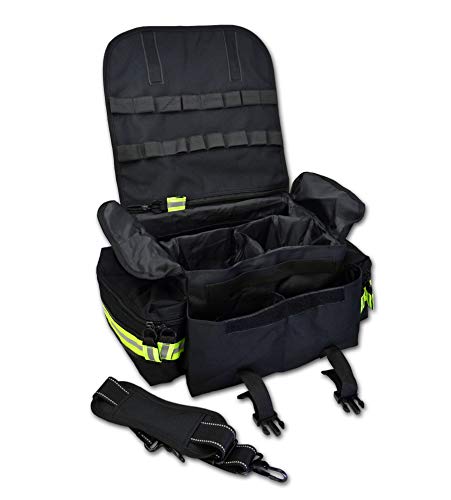 Lightning X Products Small EMT Medic First Responder Trauma EMS Jump Bag With Dividers - Stealth Black - color: Black