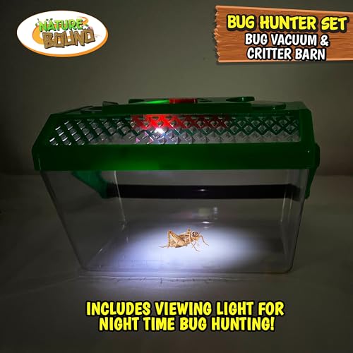 Nature Bound Bug Catcher Toy, Eco-Friendly Bug Vacuum, Catch and Release Indoor/Outdoor Play, Ages 3 to 12, Green, Complete Kit for Kids, Includes Capture Core with Magnification - style: New Style