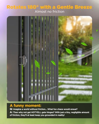 Weldable Gate Hinges for Metal Gates, Heavy Duty Weld on Hinge | Latest Model Sealed Bearings, Adjustable Gate Hinges for Welding on Larger Iron or Steel Vehicular Pedestrian Gate