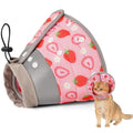 Avont Cat Cone Collar – Soft Lightweight Recovery E-Collar for Cats - Strawberry M - color: Strawberry, size: M(Neck: 8"-9")