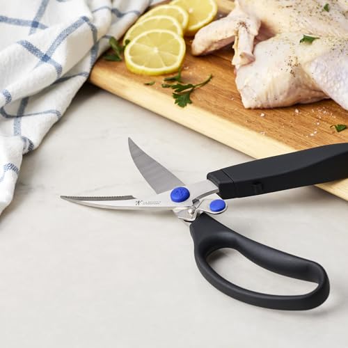 HENCKELS Kitchen Shears for Poultry, Dishwasher Safe, Heavy Duty, Stainless Steel 4-Inch - style: Poultry & Meats