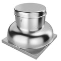 PeakPursuit 1400 CFM Upblast Roof Exhaust Fan, Direct Drive, 19.96" Base | High-speed, <65dB quiet, rust-resistant, pre-wired, for restaurant, warehouse, industrial ventilation - size: 1400 CFM
