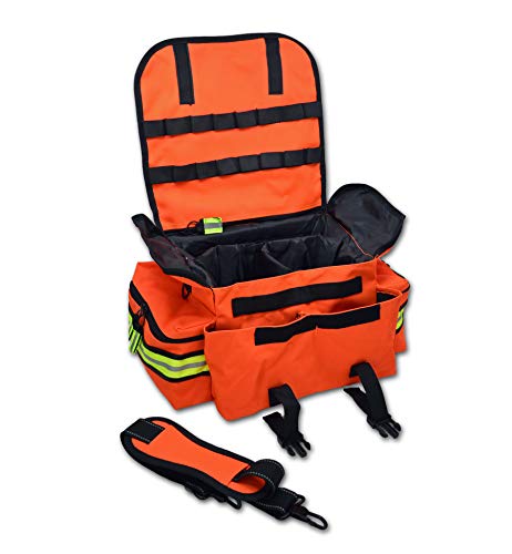Lightning X Small EMT First Responder Bag w/Dividers - Florescent Orange - color: Orange