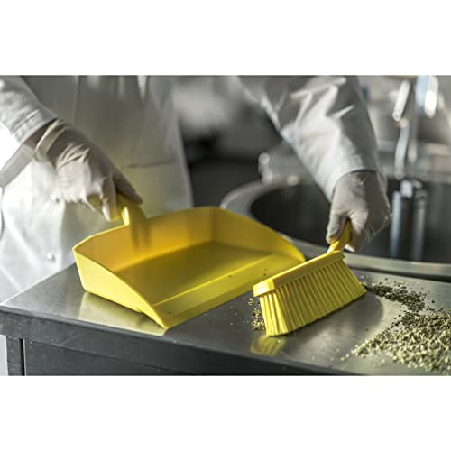 Vikan 45896 Brush,Hand,Medium,14",PP/PBT,Yellow - color: Yellow, size: 4589