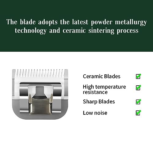 Replacement Ceramic Blades,Compatible with Andis,Oster,Wahl KM10 Clipper | 1.2mm(3/64") Cutting Length,size 0A - color: size 0A