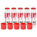 M METERXITY 5-Pack Livestock Marker, 11.6 Cm/4.6 Inches Medium Animal Crayons for Pig/Cattle/Cow/Sheep Supplies, Farming Livestock Marking Crayons [Red] - color: Red