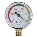Plplaaoo Milking Machine Vacuum Gauge, Milker Analog Vacuum Gauge with G1/4 Male Thread & Stainless Steel, for Portable Goat Cows Milking Machine & Dairy Farming (Vacuum Range -14.5 to 0 PSI)