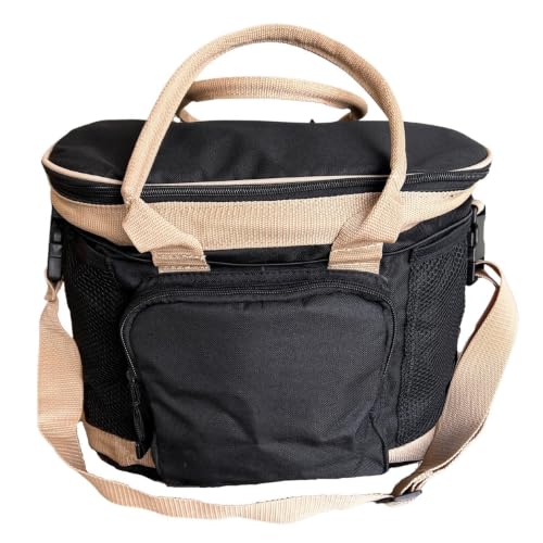 AJ Tack Premium Horse Grooming Bag Black - color: Black