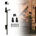 24" Heavy Duty Cane Bolts for Gates with Black Rustproof Powder Upgraded Hardware Gate Drop Rod for Wood PVC Vinyl Fences Gates, Double Doors-1 Pack - size: 24 Inch-1pack