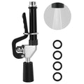 Pre Rinse Sprayer Commercial Sink Sprayer Head, Low Lead Spray Valve Dish Sprayer Nozzle with Ergonomic Handle, High Pressure Brass Faucet Parts for Commercial Kitchen faucet, Chrome Finished