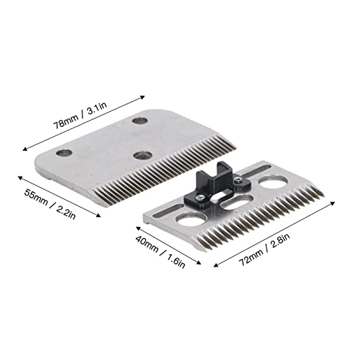 35 Teeth Horse Shears Replacement Blades, Detachable Universal Blades for Professional Horse Grooming Clippers