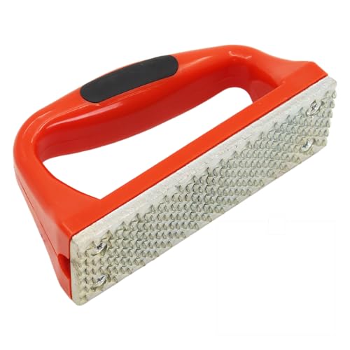 Mini Hoof Rasp for Horses Portable – Carbon Steel Farrier File Trimming Tool | Ergonomic Non-Slip Rubber Handle, Pocket-Size Hoof Care Tool for Horses, Goats, Sheep, Donkeys, Alpacas, Veterinarians,Farm