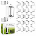 Blulu 20 Pcs T Post Polytape Corner Insulator Electric Fence Insulators T Post End for Posts, Steel Posts, Tensioners Wire Holding Fencing Supplies for Agricultural Farm Garden