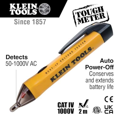 Klein Tools 80064 AC Circuit Breaker Kit with GFCI Digital Circuit Breaker Finder, Non-Contact Voltage Tester Pen and Zipper Bag, 3-Piece - size: 3-Piece Circuit Breaker Kit