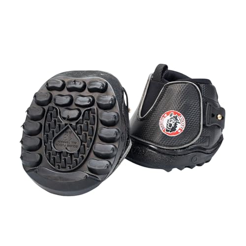Equine Fusion Active Jogging Shoe Flexible Hoof Boots for Horses Front Feet | Soft Ride Horse Boots, Protection All Purpose Horse Boots for Trail and Sport Riding, Regular and Slim Sizes, Sold in Pairs - size: 13S